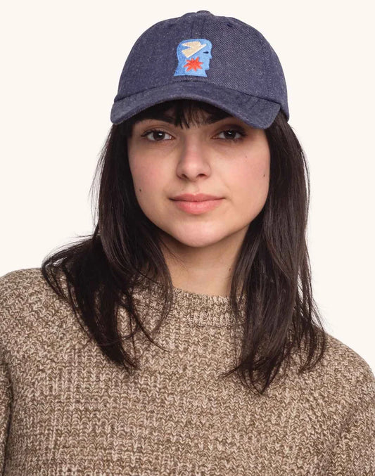 Șapcă Six Panel FREE MIND Denim