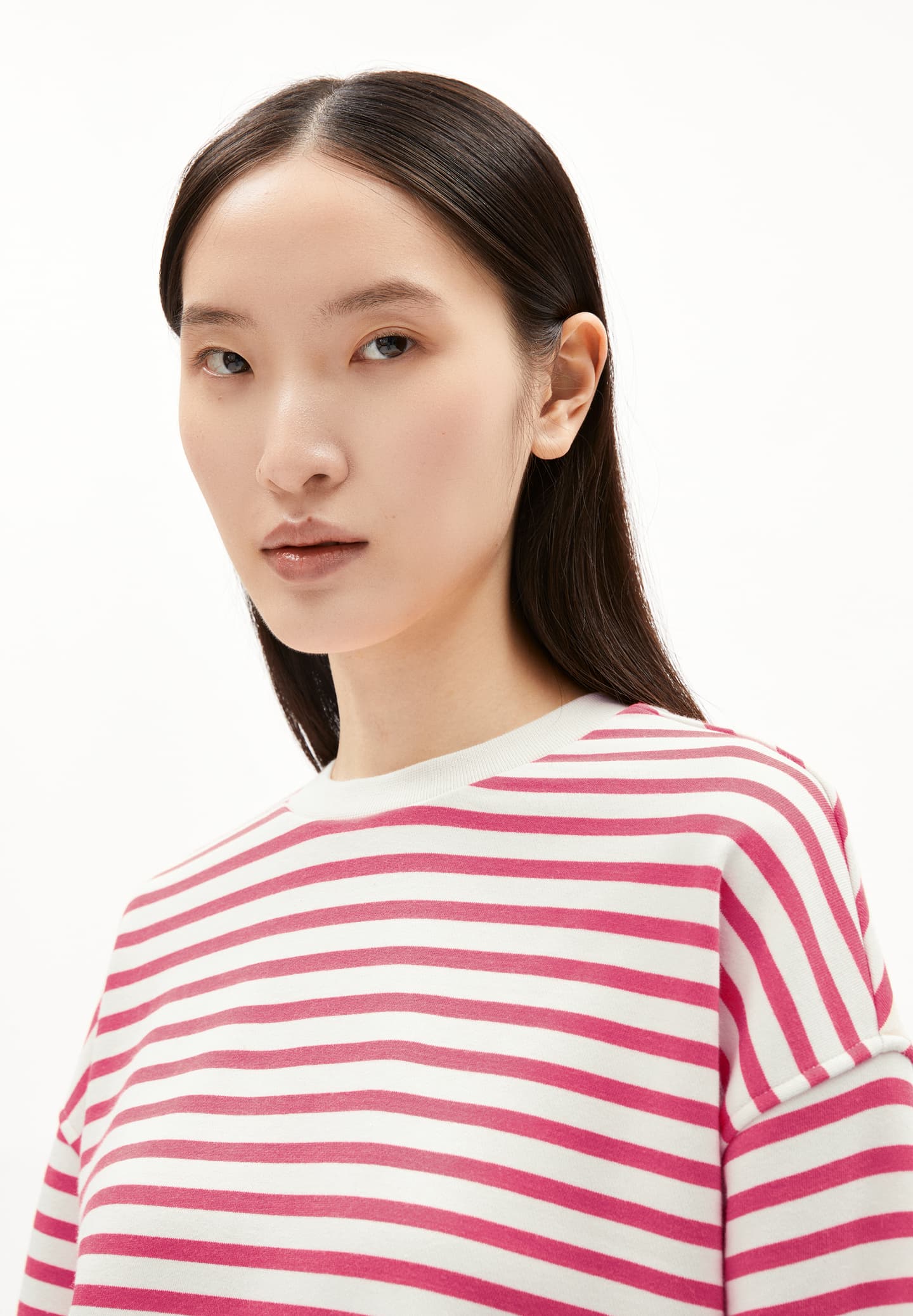 Bluza FRANKAA MARLEN STRIPE Crushed Berry