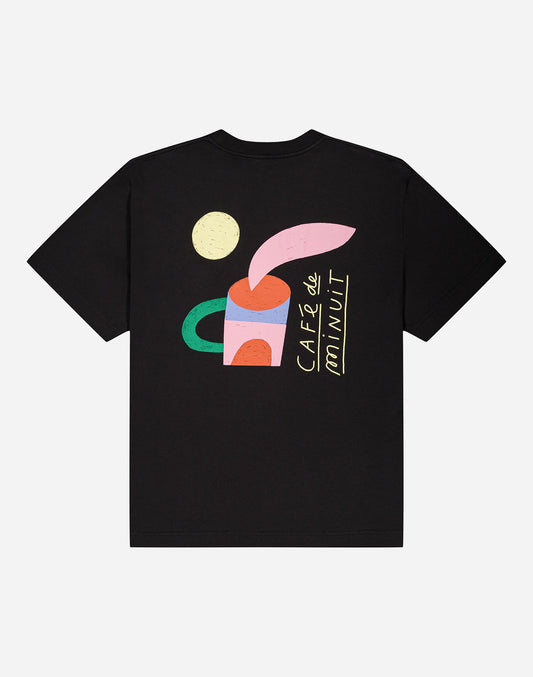 Tricou CAFÉ DE MINUIT Carbon Black