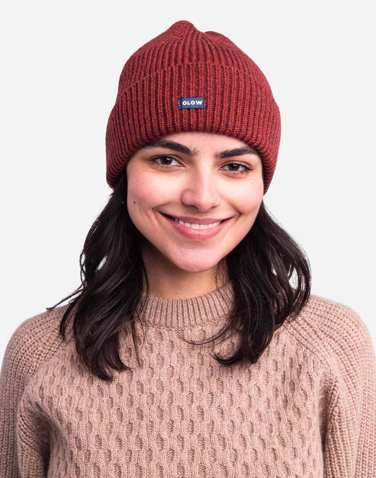 Beanie ODYSSÉE WOOL Rust