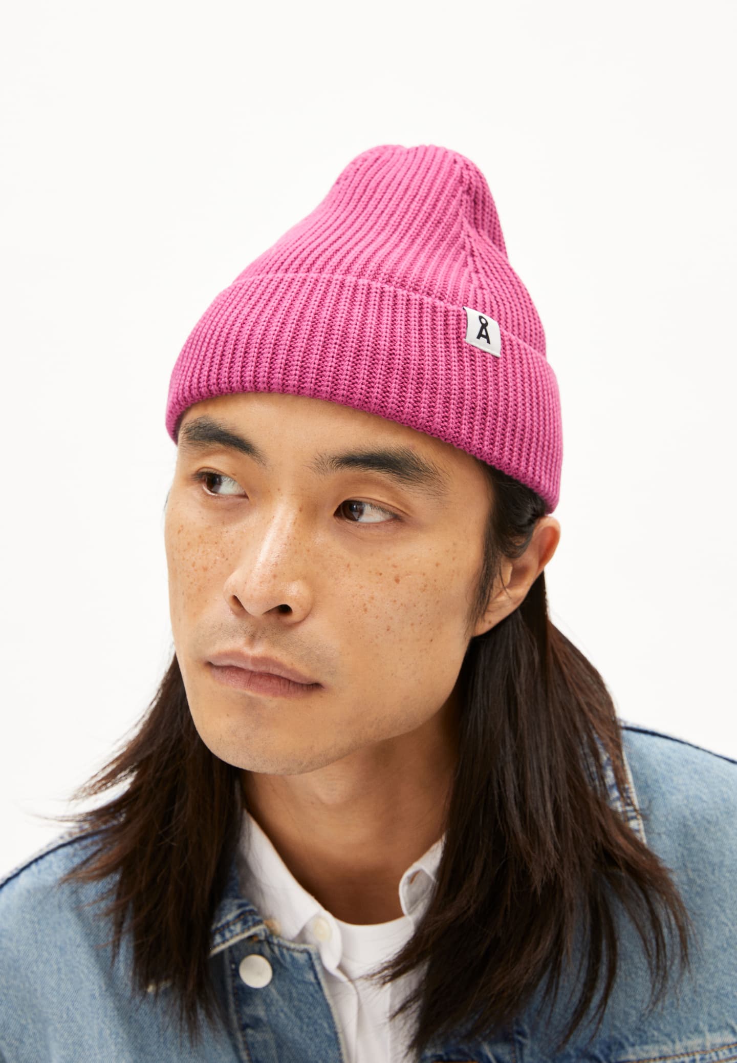 Beanie NILDAAO COTTON Crushed Berry