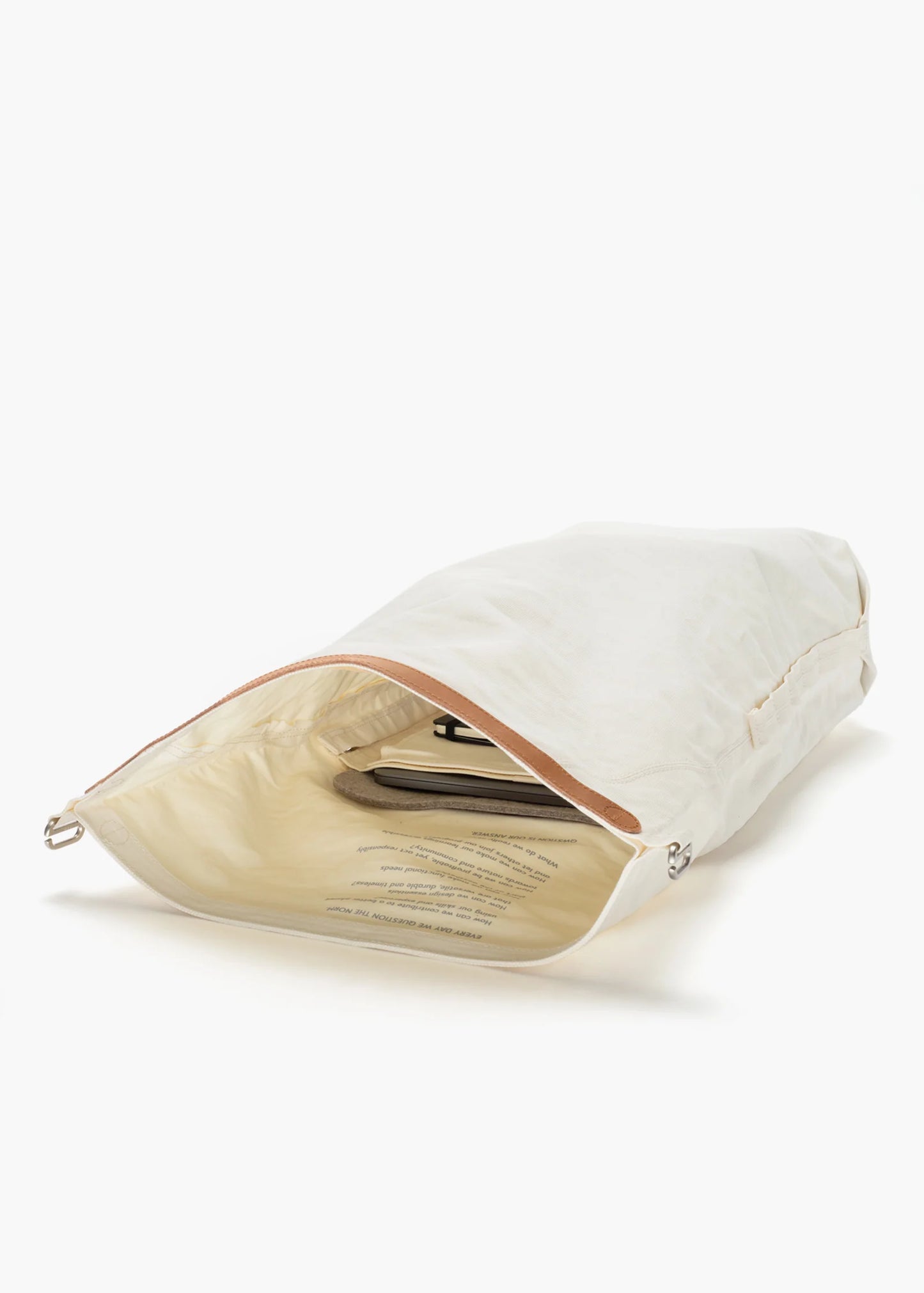 Rucsac Roll Natural White