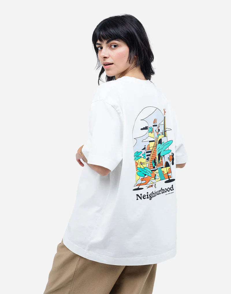 Tricou NEIGHBOURHOOD Ecru