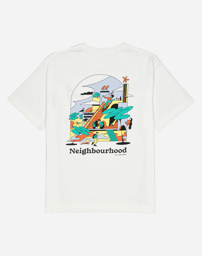 Tricou NEIGHBOURHOOD Ecru
