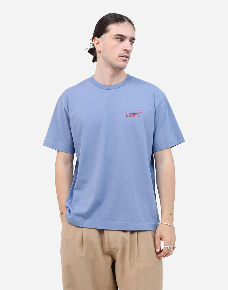 Tricou PLANTING Bleu Azur