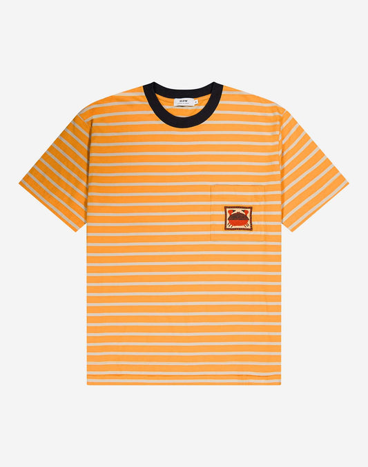 Tricou TOURTEAU Striped Yellow