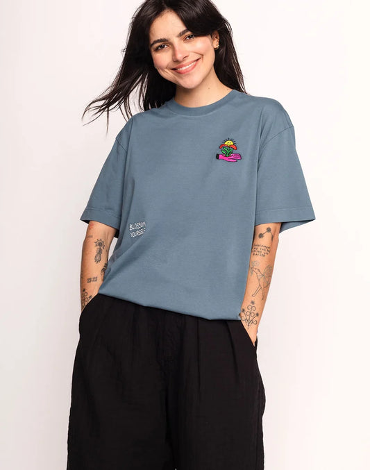 Tricou BLOSSOM YOUSELF Blue